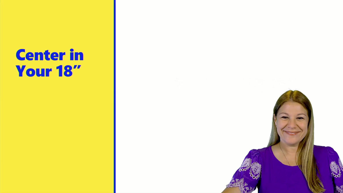 Summarize Centering in My 18" for Me!